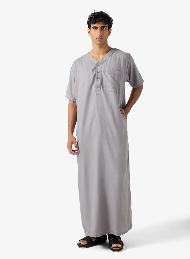 روبرت وود ثوب كلاسيكي بياقة على شكل حرف - Image 1